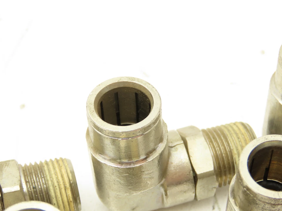 Norgren 124470738 Pneufit Swivel Male Elbow 1/2" OD Tube 3/8" MNPT Lot of 5 - Image 4 of 4