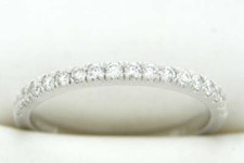 PLATINUM DIAMOND WEDDING BAND ANNIVERSARY RING ETERNITY NEW NATURAL DIAMONDS