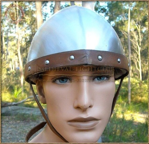 Domed Helm Skull Cap Medieval Helmet | eBay