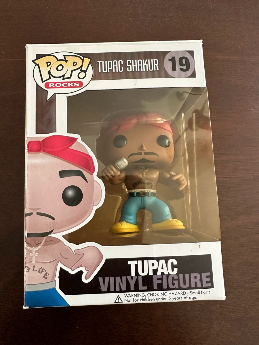 Funko Pop Rocks Tupac Shakur #19, Original 2pac No Eyebrows