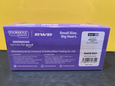 1/64 TARMAC PORSCHE 911 RWB BACKDATE VIOLETTA IDLERS 24 HOURS 2016