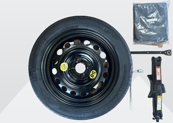 RUOTINO DI SCORTA 16" per DACIA JOGGER CON IL KIT 135/90R16 l'ingombro 65x15cm