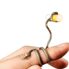 Vintage Cobra Cigarette Ring Holder Smoking Accessory With Unique Design