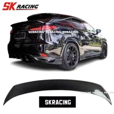 New Carbon Fiber Rear Tail Middle Wing Lip Spoiler Fits 2016-22 Lexus RX350 450h
