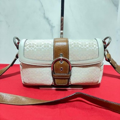 COACH Soho Shoulder bag Signature Vintage Authentic From Japan