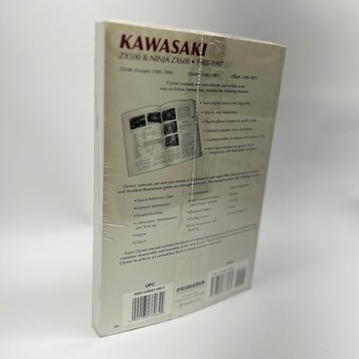 1985-97 Kawasaki ZX500 ZX600 Ninja Repair Manual Clymer Service
