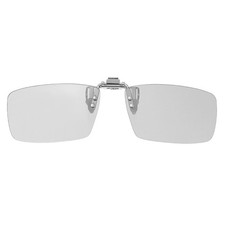 1Pcs Polarized Clip-on 3D Glasses, Square 3D Glasses Frame for IMAX Movies