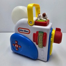 Little Tikes Story Dream Machine Book Projector Audio Player Dog Figure Tested 