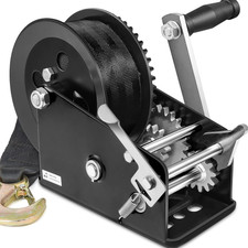 Megalint - Argano per Rimorchio per Barca, 1587,6 Kg, Con Cinghia Da 10 M, Ganci