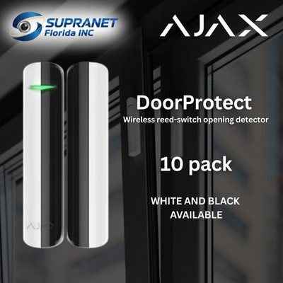Ajax DoorProtect 10-Pack Wireless Magnetic Contact White or Black