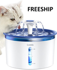Cat Water Fountain,85Oz/2.5L Automatic Pet Drinking Fountain with Ultra Quiet Wa