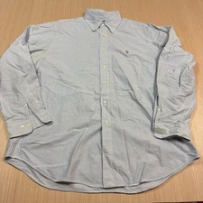 Polo Ralph Lauren Vintage 90s Striped Oxford Shirt 17 - 34 35 XL trad Classic