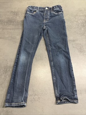 H&M Jeans Slim Fit Adjustable Waist Gr. 140 Unisex Blau