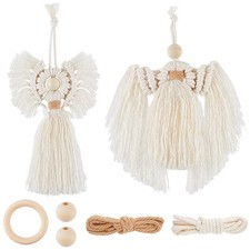 2 Sets Boho Macrame Kit Macrame Ornament Kit Instruction Included Christmas A...