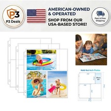 Professional-Quality Photo Page Protectors 30 Pack for Archival Storage