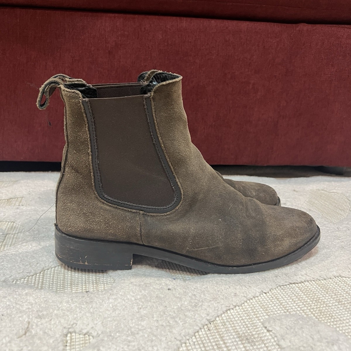 Thursday Boot Co. Cavalier Shadow Brown Suede Leather 