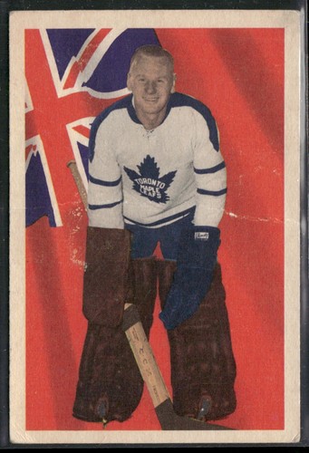 Johnny Bower #65 1963 Parkhurst card