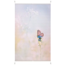 Plissee ohne Bohren, verspannt, blickdicht, Tageslicht - bunt
