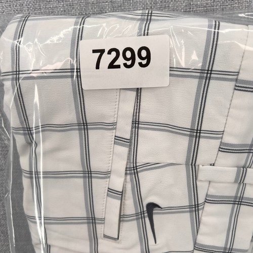 Nike Golf Core karierte Shorts Herren 38 weiß grau Windowpane Preppy Ivy Prep - Bild 10 von 10