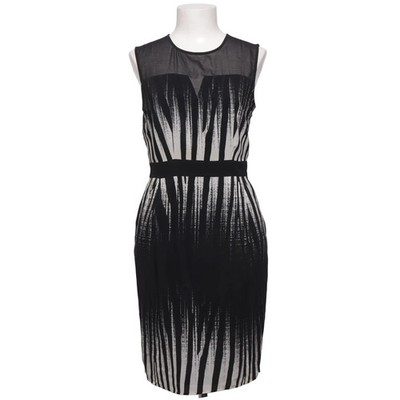 Coast, Kleid, Größe: XS, Schwarz/Weiß, Polyester, Streifen, Damen #94E