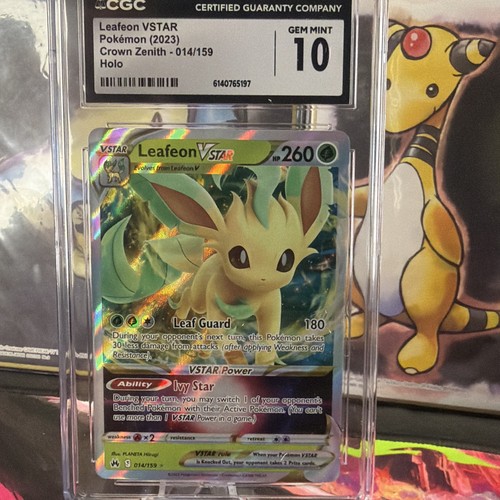 Leafeon VSTAR graded CGC 10 for sale on eBay