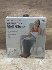 Sharper Image Calming Cozy Massaging Heating Wrap Box Dmg