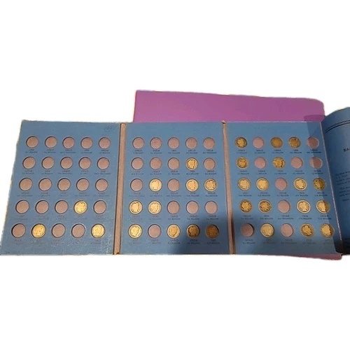 LOT of 29***SILVER***Barber Dimes in Whitman Folder**BELOW SPOT**ONLY $ 185-