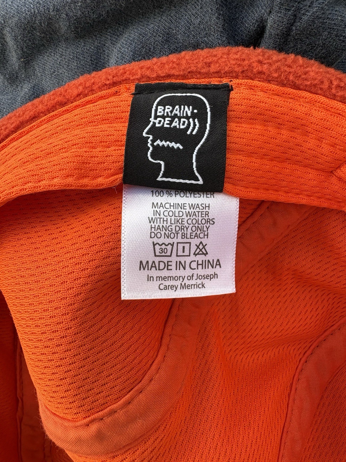 Brain Dead Panel Engineer Hat Strapback Fleece Co… - image 4