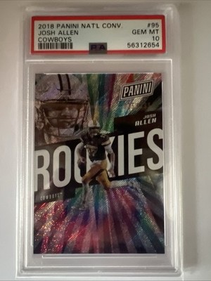 2018 Panini National Convention #95 Josh Allen Cowboys /399RC Rookie PSA 10