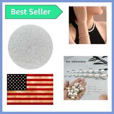 5000pcs 3mm Pearl Beads White Round Pearls Acrylic Beads for Jewelry Making D...