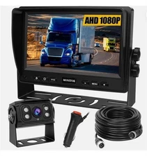 YEDDY 1080P BACKUP CAMERA KIT WITH 7" SCREEN & REMOTE FOR TRCUK/RV/CAR 