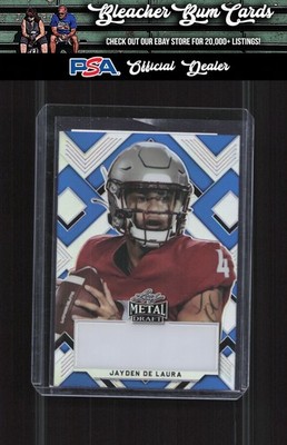 Jayden De Laura 2022 Leaf Metal 1/1 Unsigned Proof One of One