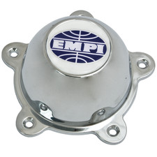 Empi 9709 Wheel Chrome Logo Center Cap W Screws For Gt-5 5-rib Wheels Each