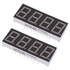 2 x Green 0.56" 4-Digit Seven Segment Display Anode LED
