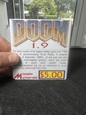 Vintage DOOM Floppy Disk Computer Game NEW