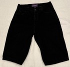 NYDJ Not Your Daughter’s Jeans Bermuda Womens Size 8 Black Stretch Mid Rise — photo 1