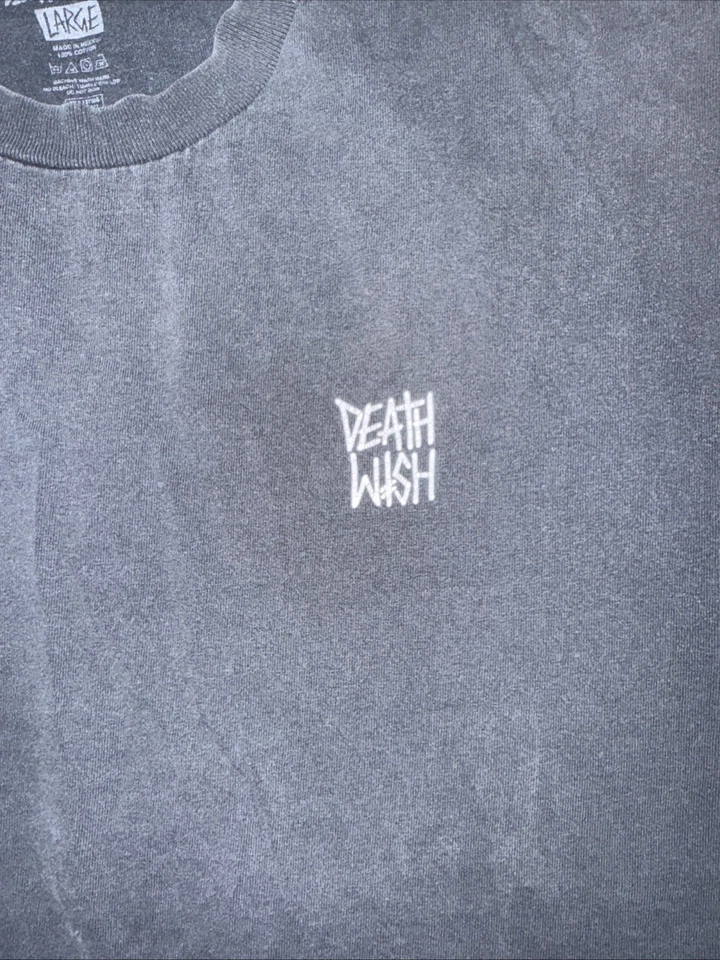 Deathwish Lounge Skateboard T-Shirt Black Large 21x27 Skate Tee Streetwear - Image 4 of 4