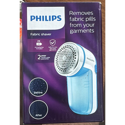 Philips GC026/00 Fabric Shaver & Lint Remover - New Sealed - Blue