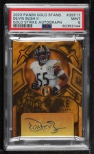 2020 Panini Gold Standard Strike /99 Devin Bush II #GST17 PSA 9 MINT Auto 1z6