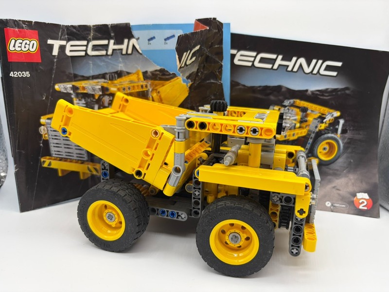 LEGO Technic Mining Truck 42035 two model set incl. manual (Possibly incomplete)