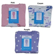 Carter's Toddler Girls Cotton Snug Fit Long Sleeve Footie Pajama