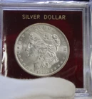 1880 CC US Morgan Silver $1 Key Date Red Case Mid Level Unc