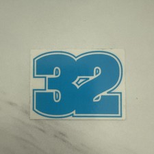 Thirtytwo Snowboard Sticker - 2x1.5  - Blue - 32 Snowboard Boots