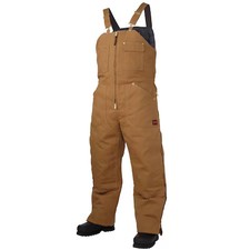 TOUGH DUCK WB031 Insulated Bib Overall, WB031-BROWN-M