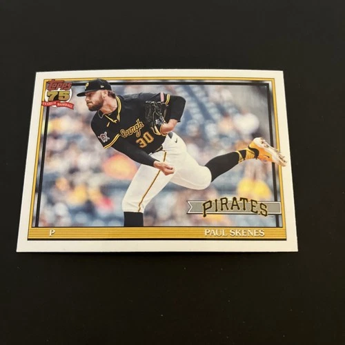 2026 Topps Series 1 Paul Skenes #T91-50 1991 Topps 75th Anniversary Pirates