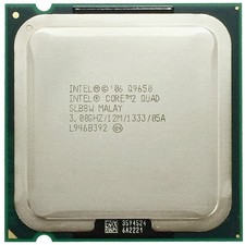   Core 2 Quad Processor Q9650 SLB8W 3.00GHz E0 12M 1333 Quad Core LGA775 *vy