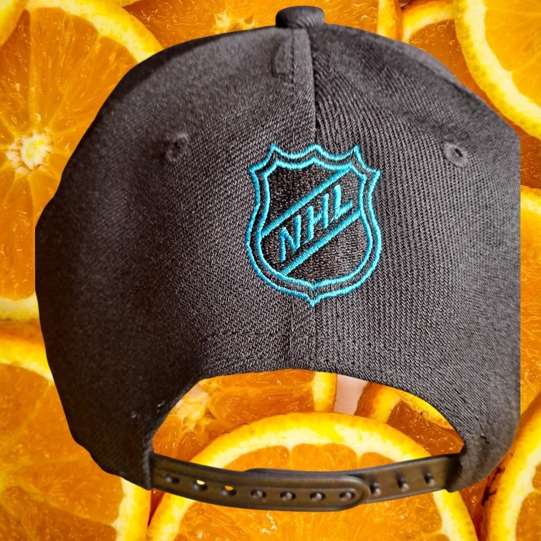 New Era 9Fifty San Jose Sharks NHL Snapback Hat Tropical Palm Sun Logo