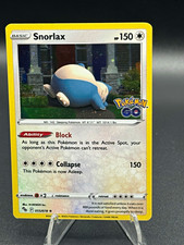 Snorlax 055/078 Pokémon GO Basic Pokémon TCG Card English 2022 150 HP