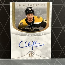 2023-24 SP Authentic UD Authentics Auto Connor Clifton #UDA-CC Auto