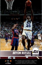 1994-95 Hoops BASKETBALL #212 Bryon Russell